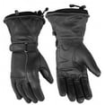 thumbnail image 1 of Daniel Smart Women’s Leather Gloves–Cowhide Leather Protective Motorcycle Gloves with Insulated Liner, Gel Palm & Wrist Strap, 1 of 1
