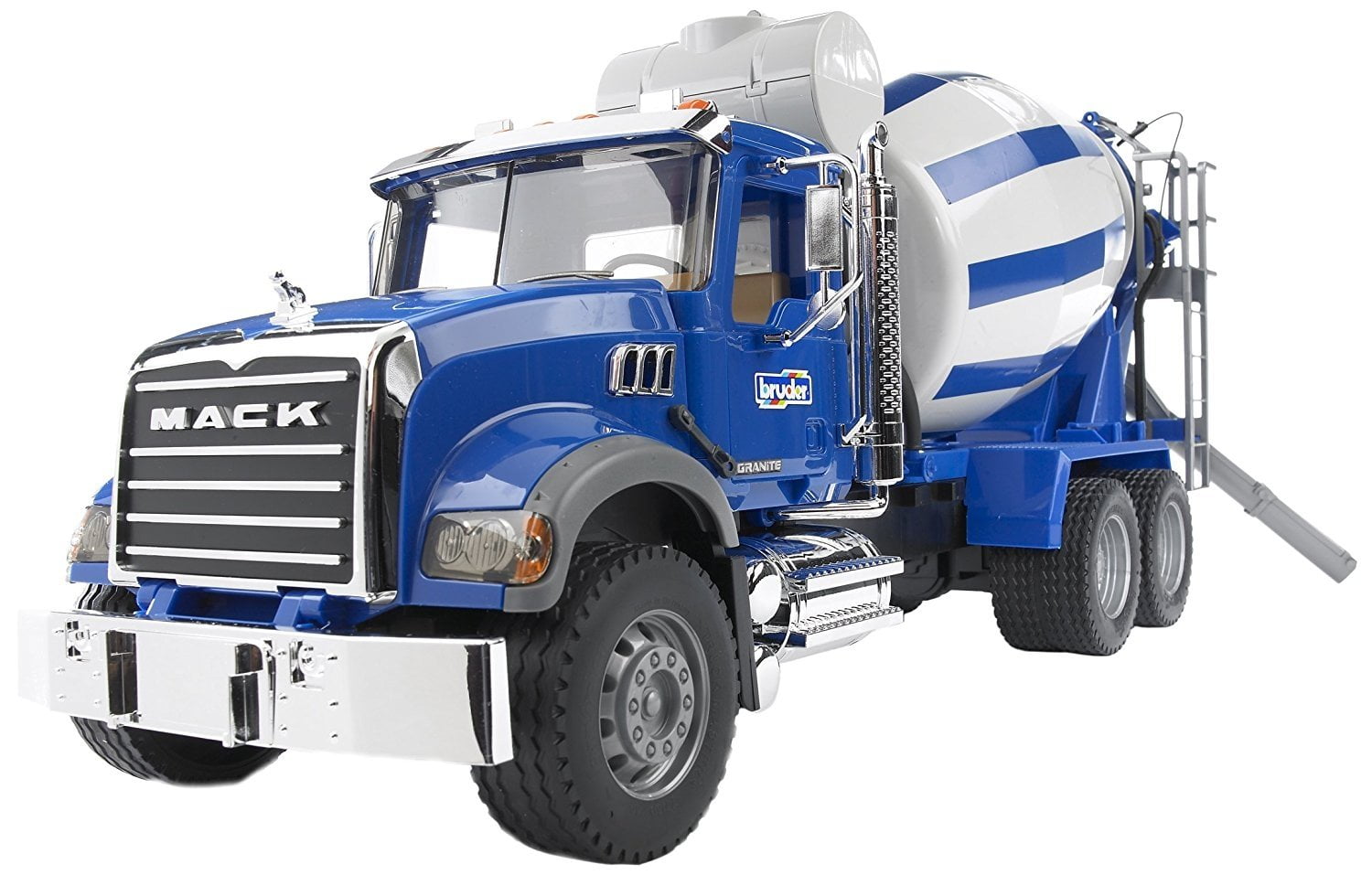 Bruder cement mixer mack sales