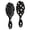 Halloween Ghost Bat Boo Pattern, variant on Cute Ghost Halloween Pattern Brush, Detangling Hair Brush, Paddle Styling Brush, PP Material Gifts for Daily Hair Care