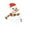 C-1C-home supplies, variant on LEFTHIGH Home 50pcs Christmas Penguin Snowman Decoration Card DIY Candy Gift Decoration Card Paper Card Birthday Gifts