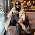 thumbnail image 6 of Cushionaire Yummy Slip On Womens Mules, Business Casual Loafers for Women with Low Heel and Metal Chain Detail, 6 of 17