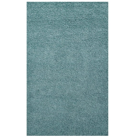 Modern Contemporary Urban Design Living Lounge Room Area Rug Runner Floor Carpet, Fabric, Blue