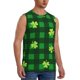 thumbnail image 2 of Balery Happy St. Patrick's Day5 Camisetas sin mangas para hombre, absorbe la humedad y protege contra el mal olor.-3X-Large, 2 of 7