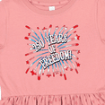 thumbnail image 4 of Inktastic 250 Years of Freedom-usa Fourth of July Fireworks Girls Toddler Dress, 4 of 5