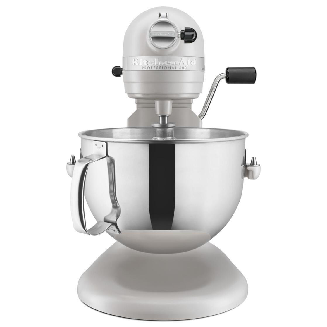 KitchenAid Professional 600 Series 6 Qt. 10-Speed Black Stand Mixer with  Flat Beater, Wire Whip and Dough Hook Attachments KP26M1XOB - The Home Depot