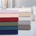 thumbnail image 6 of Superior Tierney Cotton Percale Deep Pocket Sheet Set, Full, Navy Blue, 6 of 6