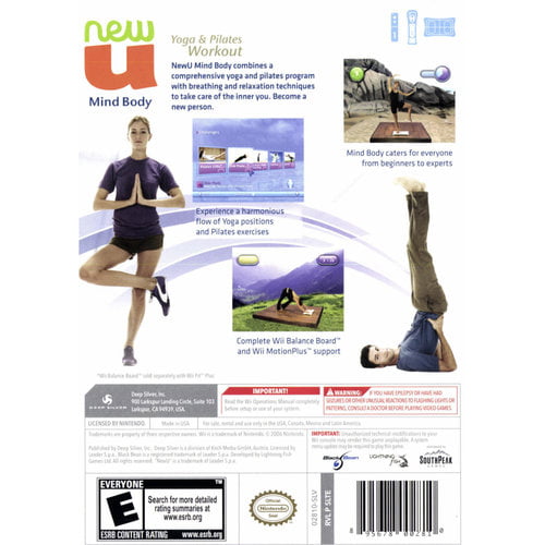 Noordoosten Barcelona merk op New U Mind Body Yoga & Pilates-wii - Walmart.com