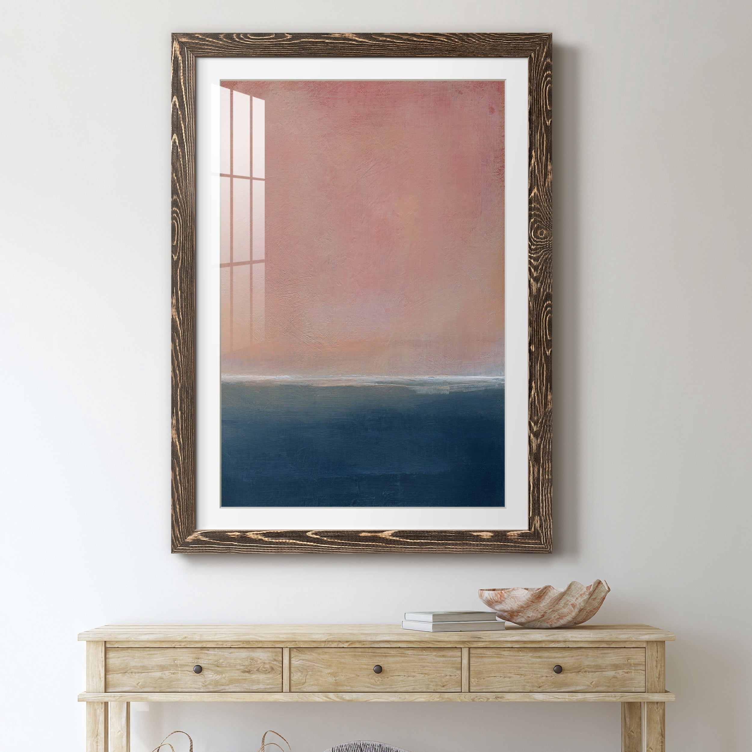 Sunset - Premium Framed Print - Distressed Barnwood Frame - Ready to Hang
