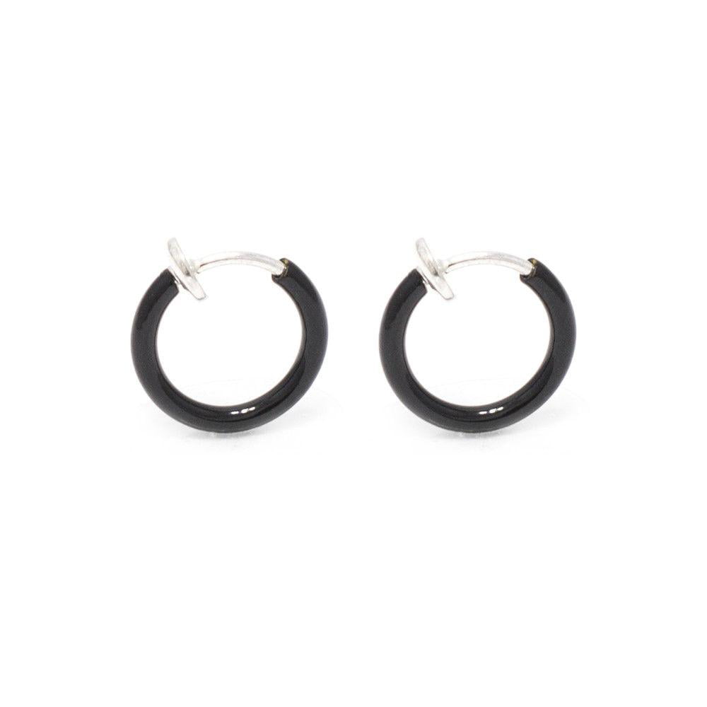 1Pcs Stainless Steel Bar Lip Nose Septum Ear Ring Stud No Piercing Set Clip On 
