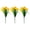 Orange, variant on JUANCHENG 3pcs Realistic Daffodil Flower Bouquet - 4 Colors for Home & Wedding Decor Yellow