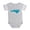 Heather Gray, variant on CafePress - 3 N Carolina - Cute Infant Baby Football Bodysuit