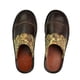 thumbnail image 4 of Zapatillas de cuero bordadas para hombre, zapatos de interior para el hogar, zapatillas de habitación Unisex, chanclas de piel, antideslizantes, primavera 2023, 4 of 5