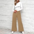 thumbnail image 6 of Delayuji Pants for Women Plus Size Wide Leg Pant Summer Casual Palazzo Pants Drawstring Loose Lightweight Pants Trousers Summer Comfortable With Pockets Trousers Pants, 6 of 6