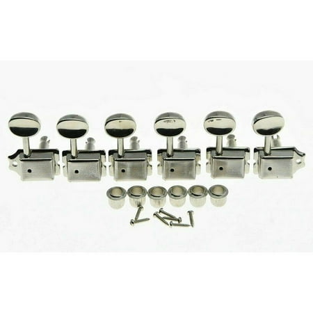 Kluson SD9105MN 6 In-Line Vintage Tuning Machines, Nickel