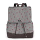 thumbnail image 1 of Balery Ladybugs on Black and White Striped Mochila de Cuero para Mujeres, Gran Capacidad, Bolsa de Viaje Multifuncional, Mochila de Cuero y Bolsa de Hombro para Mujeres, 1 of 4