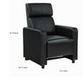 thumbnail image 5 of Toohey Upholstered Home Theater Push Back Recliner Black, 5 of 5