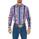 thumbnail image 1 of Camisa Vaquera Wrangler Hombre Manga Larga 54B azul EG, 1 of 6