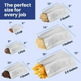thumbnail image 3 of 50 Pack Wallaby Gusset Mylar Bags for Food Storage, 1 Pint (5.5 Mil - 6" x 8") Stand-up Resealable Zipper Pouches - Silver, 3 of 8