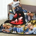 thumbnail image 3 of Dark Gray Throw Blanket 40x60 inch, Custom Funny Personalized Warm Flannel Blankets with Photos Text for Birthday Valentine Mother's Day Father's Day Customized Blanket Gift for Adult Child Blankets, 3 of 5