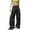 Black, variant on XINPING Women's Wide Leg Baggy Sweatpants Polka Dot Y2K Casual Trousers Elastic Waist,Drawstring,Loose Pants,Trendy Y2K Pants