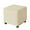 Beige, variant on LKJYER Ottoman Cover, Ottoman Slipcover Velvet Foot Stool Cover Soft Square Storage Ottoman Cover Removable Washable with Elastic Bottom