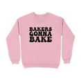 thumbnail image 5 of Bakers Gonna Bake Graphic Design Sweatshirt (Sand, M), 5 of 14