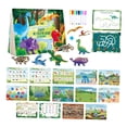 thumbnail image 4 of Libro de juguetes ocupado de dinosaurio, actividad de aprendizaje, juguete de preescolar, libro de pegatinas reutilizable Educational para niños de 3, 4 of 8