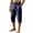 Navy, variant on HOMADLES Men's Capri Cargo Pants Loose Fit Elastic Waist Breathable Workout Pants Outdoor Hiking Running Pants Army Green Size L