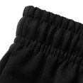 thumbnail image 7 of Bpyeka Men's Big & Tall Fleece Lined Sweatpants Elastic Drawstring Zipper Pockets Warm Straight Leg Trousers 3XL-5XL, Black, 7 of 7