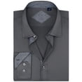 thumbnail image 3 of sogami Mens Long Sleeve Stretch Dress Shirts Casual Button Down Shirt, 3 of 9