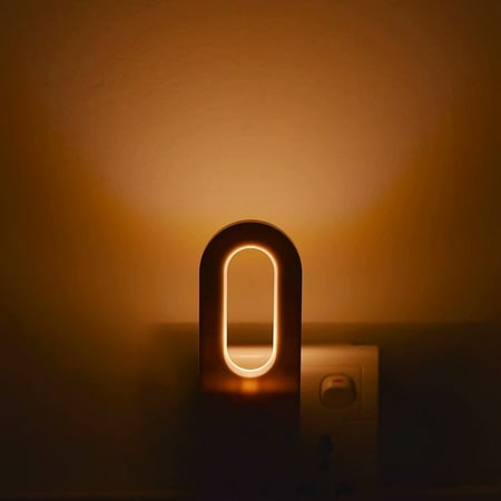 Motion Action Lights - 2Pack Motion Sensor LED Night Light, Plug in Motion Night Ligh for Hallway Bathroom Stairs Kitchen Garage Bedroom-Warm White