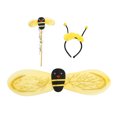 thumbnail image 1 of Shisuyan 3Pcs Dancing And Swinging Cartoon Bee Hair Decor With Yellow Fairy Wings For Photography, 1 of 8