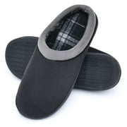 Memory Foam Mens Slippers Slip-On Comfy House Slippers for Men Indoor Outdoor Non-Slip Warm Winter Men’s Bedroom Slippers