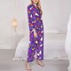 thumbnail image 3 of Fotbe Rainbow Lgbt Penguin Conjunto de Pijama de Manga Larga para Mujer con Estampado, Ropa de Dormir de 2 Piezas, Conjunto de Casa Suave y Cómodo con Bolsillos-X-Large, 3 of 7