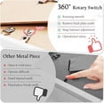 thumbnail image 3 of Kromapolis 6x8 Picture Frame Set of 2, Photo Frame with HD Plexiglass, Display 6x8 Pictures, Gallery Wall Picture Frames for Wall and Tabletop Decoration, White, 3 of 8
