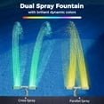 thumbnail image 2 of Fuente para piscina con luces LED Klleyna de 7 colores, 2 of 9