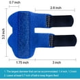 thumbnail image 3 of Trigger Finger Splints, Index Finger Brace for Pointer Finger, Middle Finger, Mallet Ring Finger, Broken Finger Knuckle Immobilization for Pain Relief Sport Injuries, Basketball, Senior Tendon Release, 3 of 5