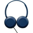 thumbnail image 6 of JVC Lightweight On Ear Headphones with Powerful Sound, Integrated Remote & Mic for Smartphones - HAS31MA (Blue), Medium, 6 of 7