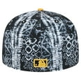 thumbnail image 4 of Men's New Era Black Pittsburgh Pirates Sands 59FIFTY Fitted Hat, 4 of 6