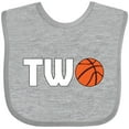 thumbnail image 3 of Inktastic Basketball Second Birthday Boys or Girls Baby Bib, 3 of 4