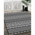 thumbnail image 3 of Ahgly Company Machine Washable Indoor Rectangle Transitional Midnight Gray Area Rugs, 7' x 9', 3 of 7