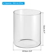 thumbnail image 2 of Uxcell 4.7"x3.9" Clear Glass Cylinder Vase Tabletop Flowers Vase Floating Candle Holder Vase, 2 of 6