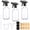 Clear, variant on Armscye 3 Pack Amber Spray Bottles Empty, 16.9 Oz Plastic Spray Bottle for Cleaning, Adjustable Nozzle Squirt Bottle for Plants Hair, Refillable Spray Container with Free Measuring Cup and Stickers