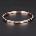 thumbnail image 2 of Pulsera de acero titanium Yuyangstore Hombres Mujeres Clásico Rosa, 2 of 8