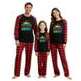 thumbnail image 5 of breaise Unisex Matching Family Pajamas Long Sleeve Top and Plaid Pants Loungewear Set Cute Holiday Sleepwear Outfit, 5 of 5