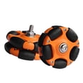 thumbnail image 4 of Lipstore Roues Pliantes Faciles de 58 mm Roues Omnidirectionnelles pour les Passionnés de Vélo Orange, 4 of 8
