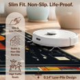 thumbnail image 6 of Design&I 8'x10' Washable Area Rug Extra Large Skid-Resistant Low Profile Vinyl Record Vintage Turntable With Bold Musical Note Border for Living Room, Family, 6 of 7