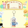 thumbnail image 1 of Cartoon Cat Rabbit Bear Animals Acrylic Keychains Highly Cute And Families Sylvanian Keychains, 1 of 8