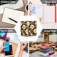 thumbnail image 6 of FORMRS 1-Subject Spiral Notebook 8" x 5" College Ruled 60 Refillable Sheet A5 Hard Cover, 2 Pack, Brown Floral, 6 of 7