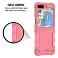 thumbnail image 6 of CoverON For Samsung Galaxy Z Flip 5 / Galaxy Z Flip5 Phone Case, Military Grade Heavy Duty Rugged Cover Grip, Pink, 6 of 9